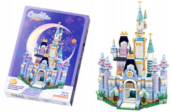 ZAMEK KSIĘŻNICZKI KLOCKI ZESTAW 535 KLOCKÓW NA PREZENT DLA DZIEWCZYNKI 6w1