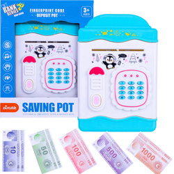 SEJF BANKOMAT SKARBONKA ELEKTRONICZNA NA PIENIĄDZE DO BANKNOTÓW Z PIN