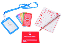 Duzy zestaw MAŁEGO LEKARZA drewniany mały lekarz doktor ZA4146