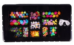 KORALIKI ZESTAW KREATYWNY ZESTAW DO TWORZENIA BRANSOLETKEK DLA DZIECI