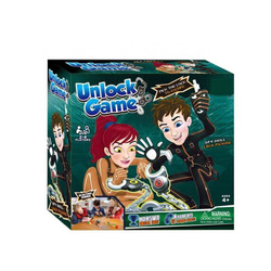 Złam kod Gra rodzinna Uwolnij się z kajdanek Escape Room KAJDANKI 3 poziomy