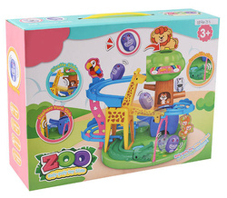 KOLEJKA marble Tor dla zwierząt KULKI ZOO RolyPoly