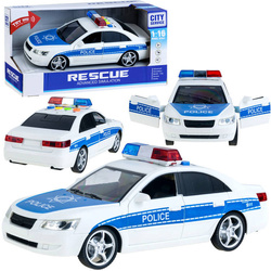 Auto KARETKA POLICJA dźwięk światło syrena ZA2118