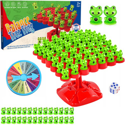 Gra BALANSUJĄCE ŻABKI SPADAJĄCE WESOŁE Równoważnia ŻABA rodzinna dla dzieci