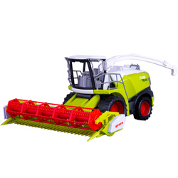 Duży KOMBAJN ZBOŻOWY Z NAPĘDEM RUCHOME ELEMENTY IDEALNY HARVESTER TRAKTOR