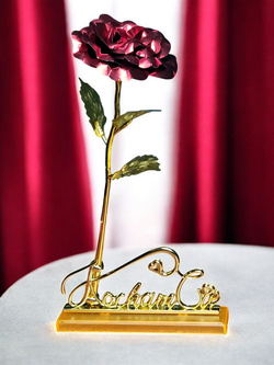 WIECZNA RÓŻA CZERWONA W PUDEŁKU NA PREZENT WALENTYNKI DZIEŃ KOBIET DLA MAMY