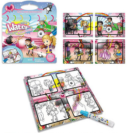 KREATYWNA MALOWANKA Z PISAKIEM WODNYM ŚWIAT MUZYKI KOLOROWANKA DLA DZIECI 3