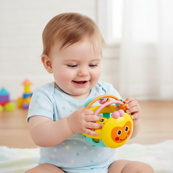 GRZECHOTKA GRYZAK KULA SENSORYCZNA ZABAWKA NA PREZENT DLA NIEMOWLĄT DZIECKA
