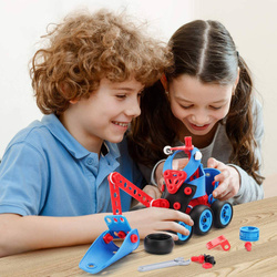 KLOCKI KONSTRUKCYJNE KREATYWNE EDUKACYJNE POJAZDY MAŁY KONSTRUKTOR 8W1