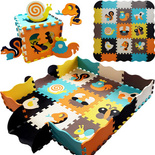PIANKOWA MATA PUZZLE SKŁADANA DO RACZKOWANIA ZABAWY DLA DZIECI NIEMOWLĄT XL