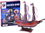 Puzzle 3D statek Golden Hind okręt 108 ele. puzzle przestrzenne ZA2600