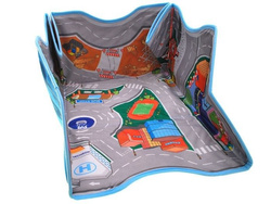 Pomysłowe PUDEŁKO na zabawki Mata ULICE 2w1 ZA1675