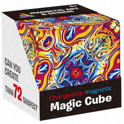 KOSTKA MAGNETYCZNA 3D PRZESTRZENNA FIDGET MAGIC CUBE ANTRYSTRESOWA
