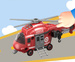 HELIKOPTER STRAŻACKI RATUNKOWY DUŻY ZABAWKA ŚMIGŁOWIEC do skręcania