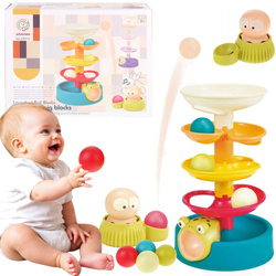 FONTANNA PIŁEK WIEŻA Z PIŁECZKAMI TOR DLA PIŁECZEK KULEK WYRZUTNIA + KULKI