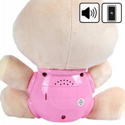 ZAJĄCZEK KRÓLICZEK KRÓLIK PLUSZOWY INTERAKTYWNY ZE ŚWIATŁEM I MUZYKĄ