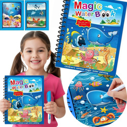 KOLOROWANKA MALOWANKA Z PISAK WODNY NA WODĘ KSIĄŻECZKA WODNA DO MALOWANIA