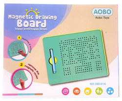 MAG PAD DUŻA TABLICA MAGNETYCZNA KULKI + Szablony