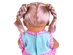 LALKA BOBAS + NOSIDEŁKO z włosami gaworzy siusia