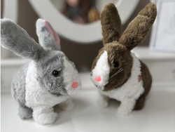 ZAJAC zabawka interaktywna maskotka DUŻY krolik