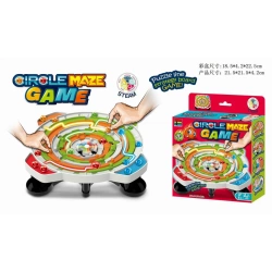 Kulki W Labiryncie Gra Planszowa Kołowy Labirynt Circle Maze Game Z Kulką