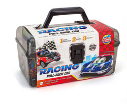 ZESTAW AUTEK z napędem W WALIZCE KUFEREK AUT Metalowe RESORAKI ZNAKI i MATA