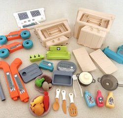 KUCHNIA GARNKI WÓZEK NA ZAKUPY DLA DZIECI ZESTAW DO ZABAWY W KUCHNIE SKLEP