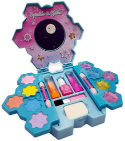 ZESTAW KOSMETYKI DO MAKIJAŻU PAZNOKCI Z LUSTERKIEM