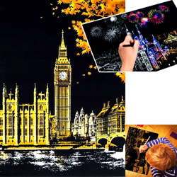 Magiczna Zdrapka ZDRAPYWANK Wieża Big Ben Londyn