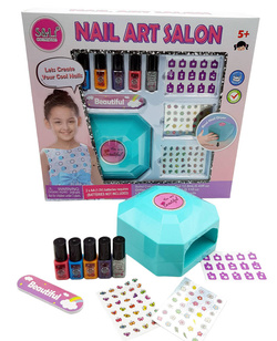 ZESTAW do Paznokci Salon Suszarka Brokat Lakier XL