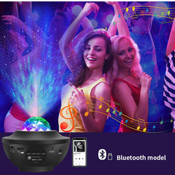 PROJEKTOR GWIAZD STAR RZUTNIK LAMPKA NOCNA GŁOŚNIK LED USB BLUETOOTH PILOT