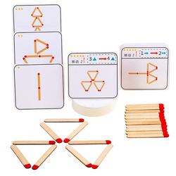 Gra Logiczna Matchstick Men Zagadki Logiczne Patyczki Zapałki Drewniane