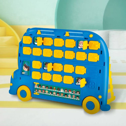 GRA PLANSZOWA „ZGADNIJ KTO?” – TABLICA AUTOBUS + GRA PAMIĘCIOWA DLA DZIECI