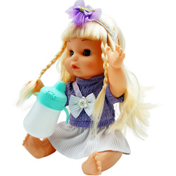 LALKA SIKAJĄCA bobas Mówi Płacze MATA NOCNIK +10el