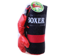 ZESTAW BOKSERSKI DLA DZIECI WOREK I RĘKAWICE TRENINGOWE DO BOKSU ZABAWKA