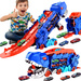 Gigantyczny Tyranozaur Zabawkowy Samochód Tor Autka Transporter Dinozaur XL