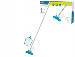 Zestaw do Czyszczenia Basenu Odkurzacz Czyszczący Basen Siatka Bestway 2025