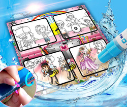 KREATYWNA MALOWANKA Z PISAKIEM WODNYM ŚWIAT MUZYKI KOLOROWANKA DLA DZIECI 3