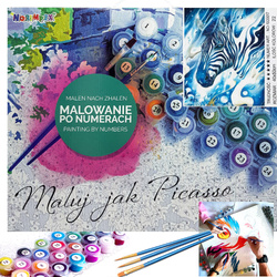 Malowanie po numerach Malowanie olejne dla dzieci