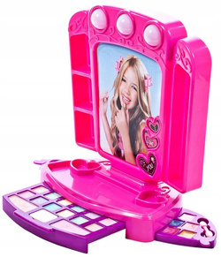 TOALETKA DLA DZIEWCZYNKI STUDIO MAKIJAŻU MAKE UP KOSMETYKI CIENIE LUSTRO