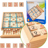 Drewniane Sudoku Zestaw Do Gry Gra Drewno Łamigłówka Dla Dzieci i Dorosłych