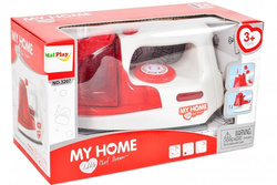 ŻELAZKO DLA DZIECI NA BATERIE ZE SPRYSKIWACZEM DO PRACOWANIA Światło Dźwięk