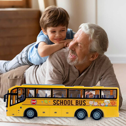 AUTOBUS SZKOLNY ZDALNIE STEROWANY JEŻDŻĄCY INTERAKTYWNY PILOT DLA DZIECI