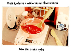ZESTAW KUCHENNY DLA DZIECI KUCHNIA Z AKCESORIAMI GARNKI ZABAWKA DO ZABAWY
