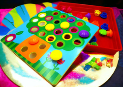 GUZIKI MOZAIKA UKŁADANKA GUZICZKOWA DLA MALUSZKA