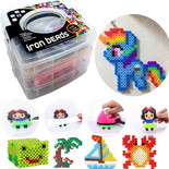 Koraliki Do Prasowania Zestaw 6000 el Szablony Kuferek Wzory Prasowanka XXL