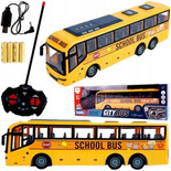 AUTOBUS SZKOLNY ZDALNIE STEROWANY JEŻDŻĄCY INTERAKTYWNY PILOT DLA DZIECI