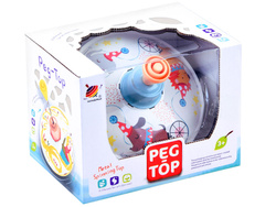 Metalowy BĄCZEK tradycyjna zabawka bąk dla dzieci