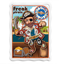 PIRAT operacja Gra elektroniczna DOKTOR zabawa w LEKARZA Pirate Game