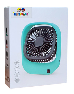 WIATRAK USB WENTYLATOR WIATRACZEK NA AKUMULATOR CICHY BIUROWY Z REGULACJA